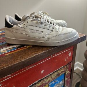 Oliver Cabell Cream and Black Sneakers